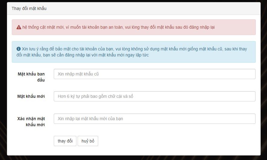 Đổi mật khẩu rút tiền để tránh rủi ro lừa đảo